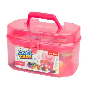 Servieta cu accesorii craft 200 piese/set - toi-toys 47807z