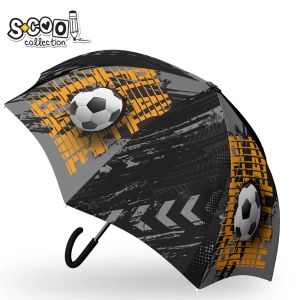 Umbrela copii football 48.5 cm - s-cool sc2242