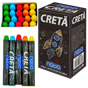 Creta solubila color rotunda 20 buc/set - nebo 16606