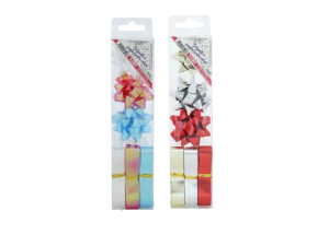 Set fundite pentru cadouri 6cm 6buc panglica 1.8cmx2m 078908