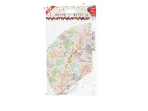 Set coifuri party fluturi 16cm 6buc 082586