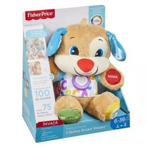 Catelusul vorbitor si educativ lb rom fisher price mtfpn99