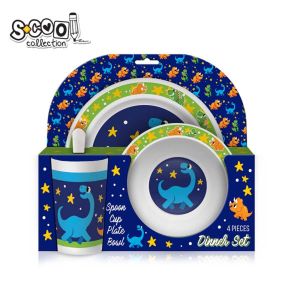 Set vesela + tacamuri dino - s-cool sc1598