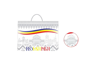 Punga cadou Romania 23x18x10cm 089910