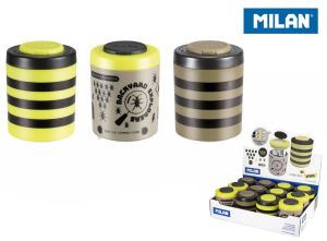 Ascutitoare plastic dubla cu container be atomic milan