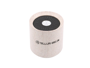 Boxa portabila bluetooth tellur green 3w crem tll161231