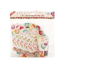 Set accesorii petrecere 6persoane 36piese 085886
