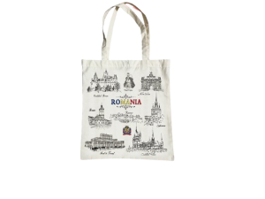 Geanta tip sacosa suvenir Romania 38*42cm 087549