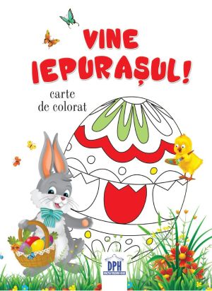 Vine iepurasul! Carte de colorat