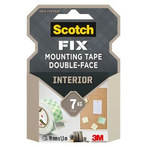 Banda dublu adeziva montare supraf.Interi 19mmx1.5m bad114
