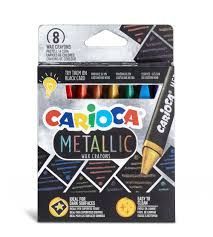 Creioane cerate metalice carioca 8/set skr205
