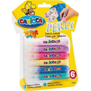 Carioca fabric art pearl 6x10.5ml