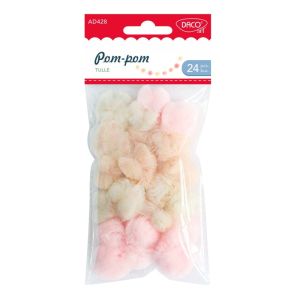 Accesorii craft- a428 pompom tulle daco