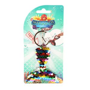Breloc coada de sirena paiete reversibile  toi-toys 31140z