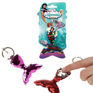 Breloc coada de sirena paiete reversibile  toi-toys 31140z