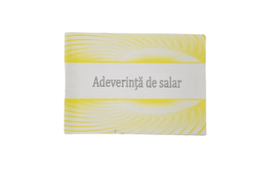 Adeverinta salar color
