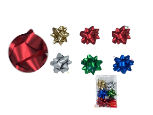 Set fundite pentru cadouri 2.5cm 6buc