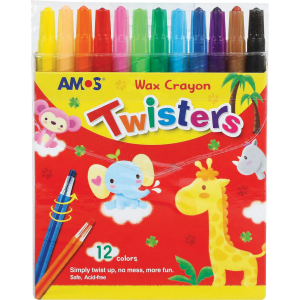 Culori cerate 12 cul amos rc12pst twister