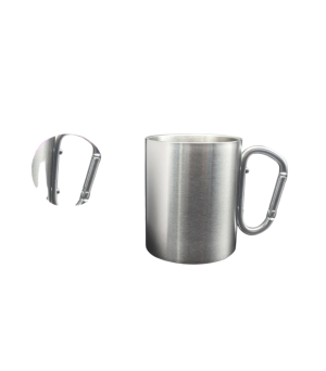 Cana inox cu carabiniera 300ml 089437