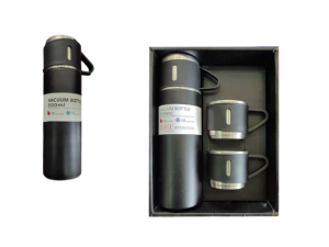 Set termos inox 500ml cu 3 cani 089442