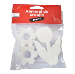 Accesorii craft  -lalea + 2 margarete polistiren