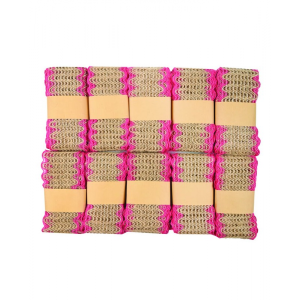Accesorii creatie panza iuta margine color a1178
