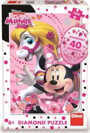 Puzzle 200 piese minnie mouse - dino toys 422209