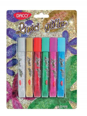 Lipici glitter set 6 daco lg106