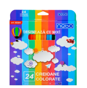 Creioane Color Hexagonale Set 24 16324 Nebo