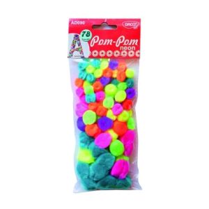 Accesorii craft ad090 pom pom neon daco