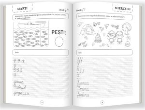 Scriere si grupuri de litere / Exersez 10 minute pe zi - Editura Gama