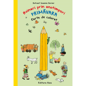Carte de colorat-hoinari prin anotimpuri.Primavara-ed casa