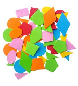 Accesorii creatie sticker buretat forme geometrice - Colorarte 3361