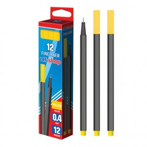 Fineliner offishop galben, 0.4mm of507