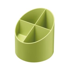 Suport rotund instr de scris 4 comp verde greenline 50034055