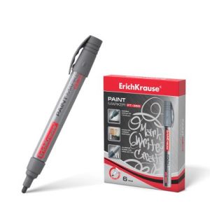 Marker cu vopsea culoare argintie vf rotund 1.5-2.5mm 37295