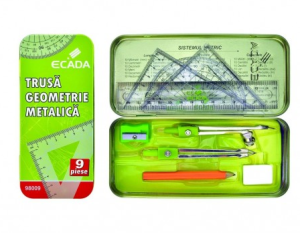 Trusa de Geometrie Metalică Ecada