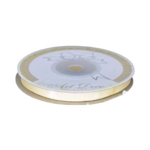 Panglica satin crem 6mmx25m 478026