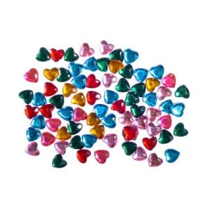 Accesorii craft - zircon color inima 8mm 200/set 137555