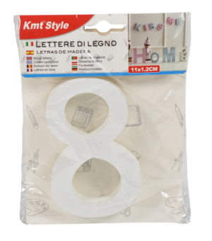 Cifra 8 din lemn 88*11*1.2cm 6217535