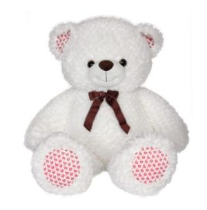 Urs alb cu labute stralucitoare 120cm 080197-1