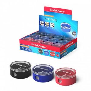 Ascutitoare plastic universe cu container erich erk021828