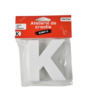 Accesorii craft- litera k polistiren