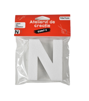 Accesorii craft- litera n polistiren