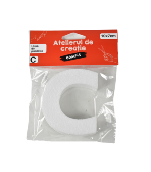 Accesorii craft- litera c polistiren