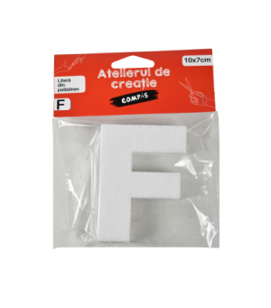 Accesorii craft- litera f polistiren