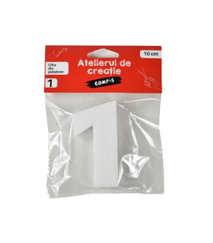 Accesorii craft- cifra 1 polistiren