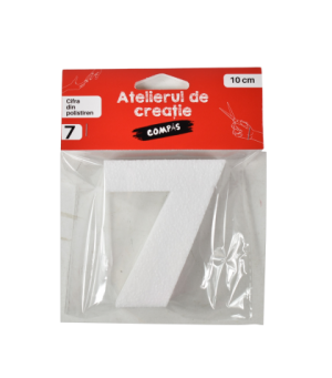 Accesorii craft- cifra 7 polistiren