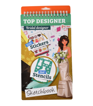 Carnetel de desen cu stickere si baloane 46101z
