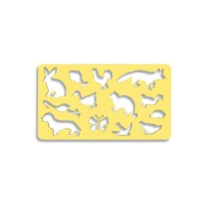 Sablon 13 Animale Diverse, 21x18,5 Cm - Koh-I-Noor
